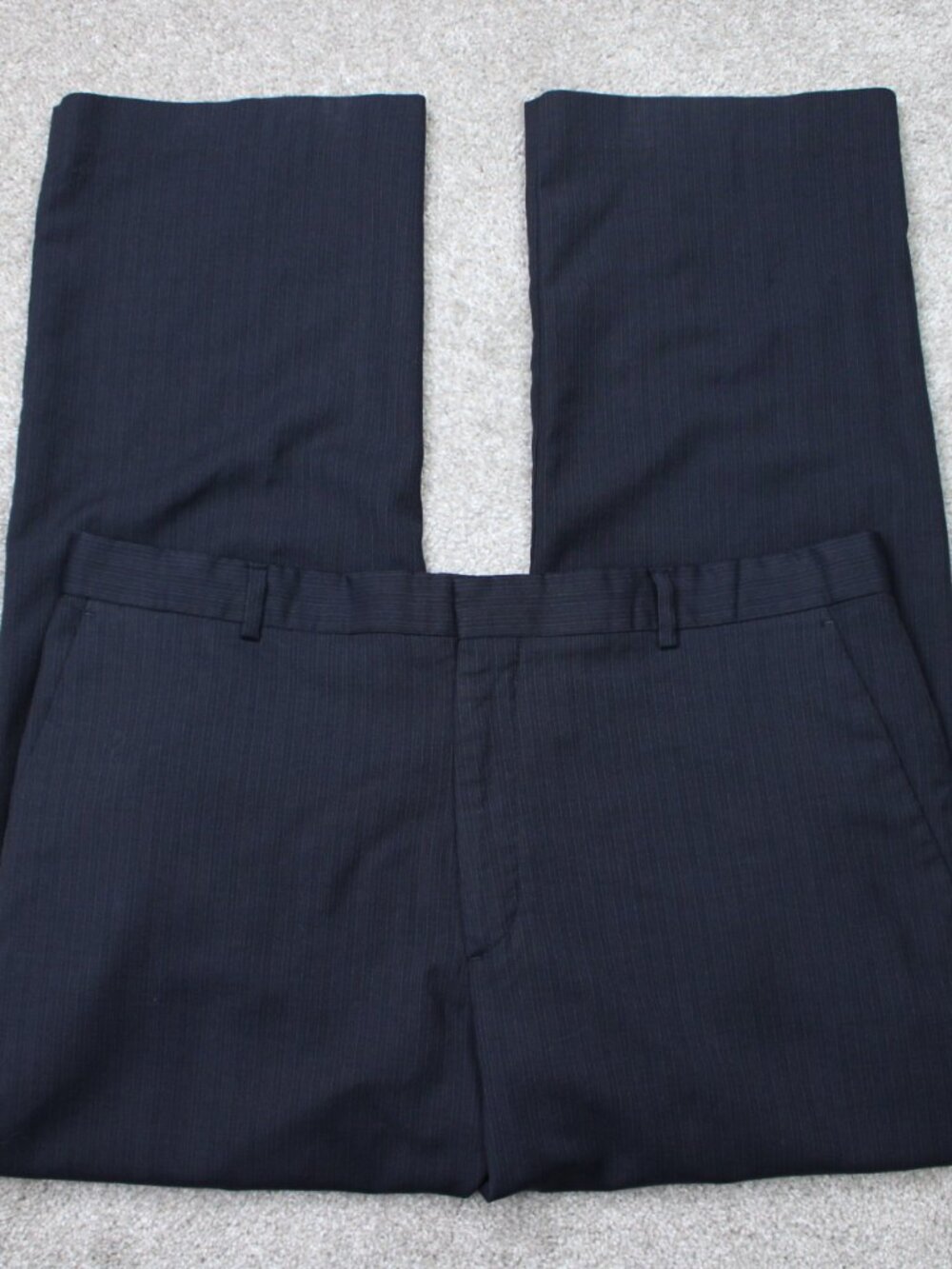 Banana Republic Pants Mens 38x30 Navy Blue Classic Fit 100% Wool Polyester Lined